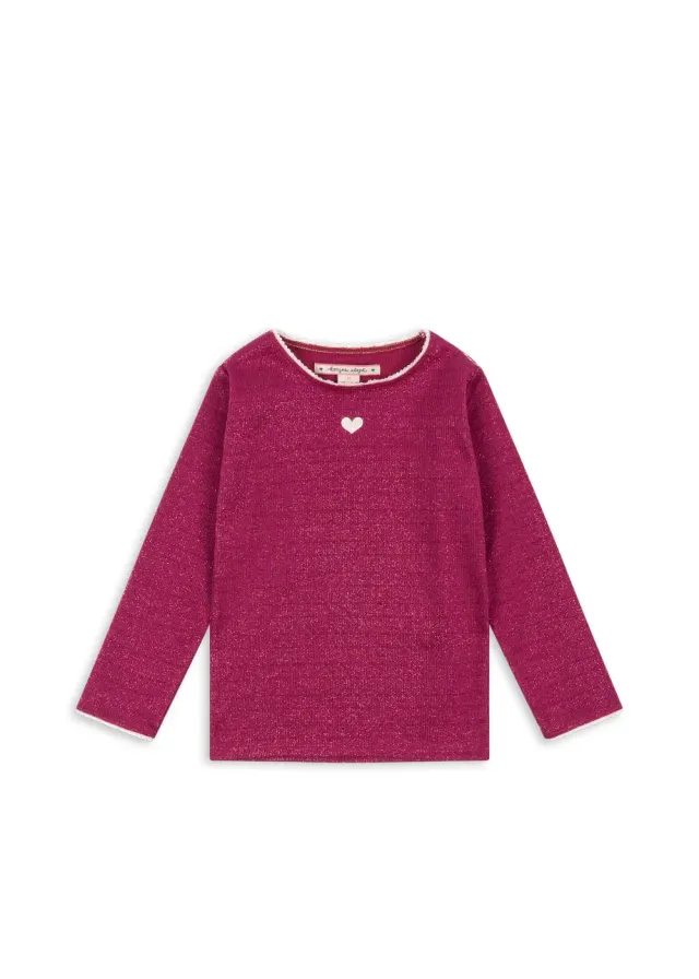 Konges Sløjd Roli longsleeve sangria lurex