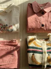 Konges Sløjd Spotty Polo antique white biokatoen