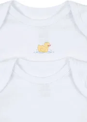 Konges Sløjd Piscina romper optic white 2-pack rib