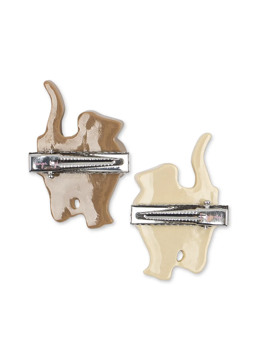 Konges Sløjd Bow Kitty haarclips katje 2-pack