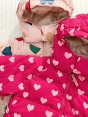Konges Sløjd Nuka pufferjack coeur rose waterdicht