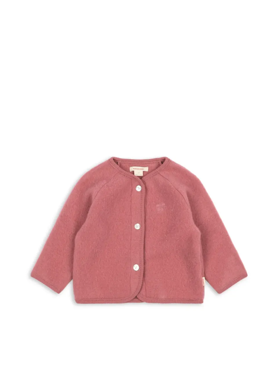 Konges Sløjd Saga vest dusty rose wol fleece