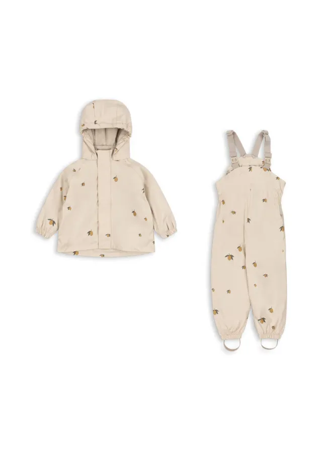 Konges Sløjd Rainy Palme regenset lemon fleece