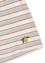 Konges Sløjd Famo Set kledingset pearl stripe biokatoen