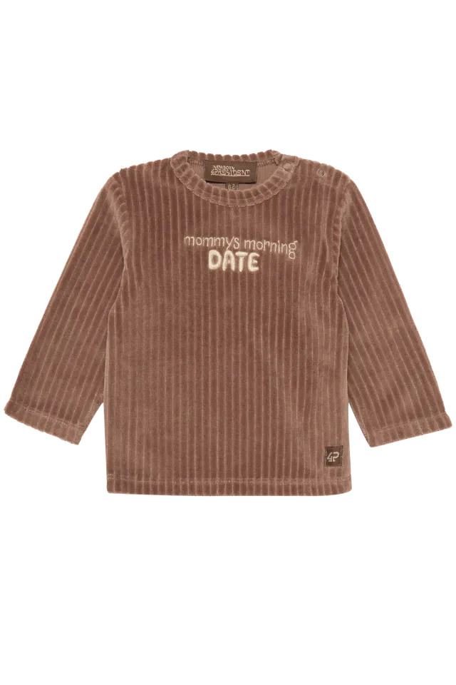 4President Zammi longsleeve bruin katoen baby