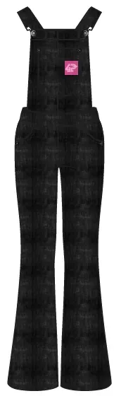 4President Halina Black tuinbroek meisjes denim