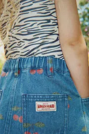 Konges Sløjd Magot rok Ma Grande Cerise denim