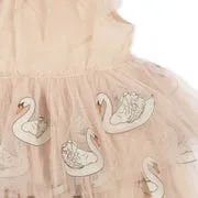Konges Sløjd Fayette jurk swan glitter tule