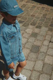 Konges Sløjd Magot Jas Spijkerjas denim blue biokatoen