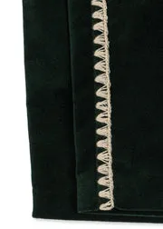 Konges Sløjd Rocky broek dark green fluweel