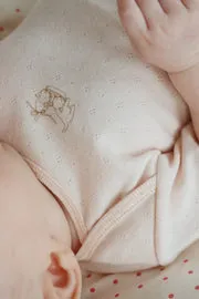 Konges Sløjd Perla romper 2-pack banana crepe biokatoen