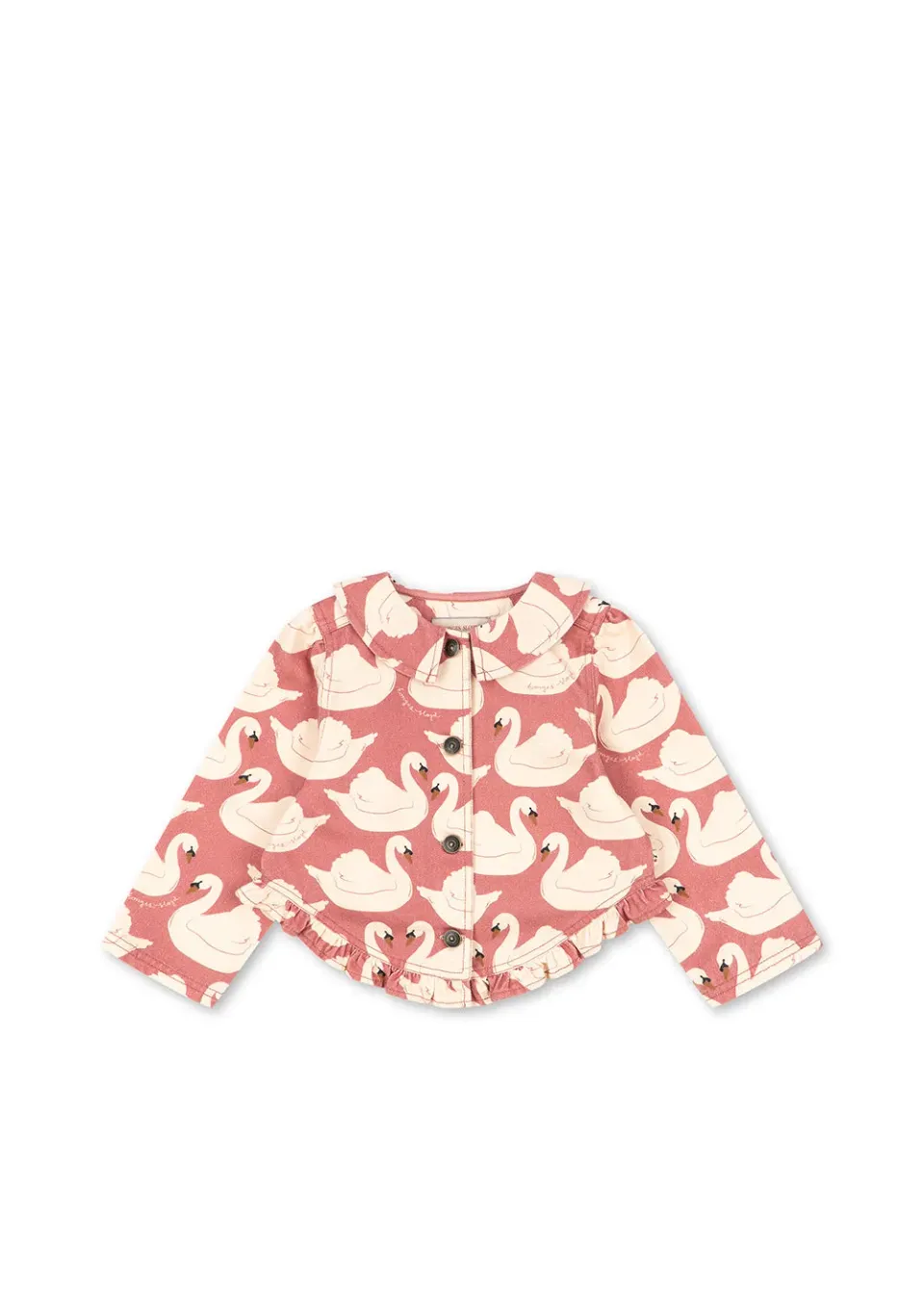Konges Sløjd Magot overshirt swan rose denim bio