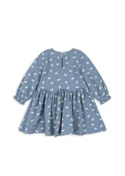 Konges Sløjd Vida jurk boucle blue biokatoen