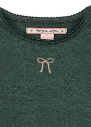 Konges Sløjd Roli blouse jungle green rib