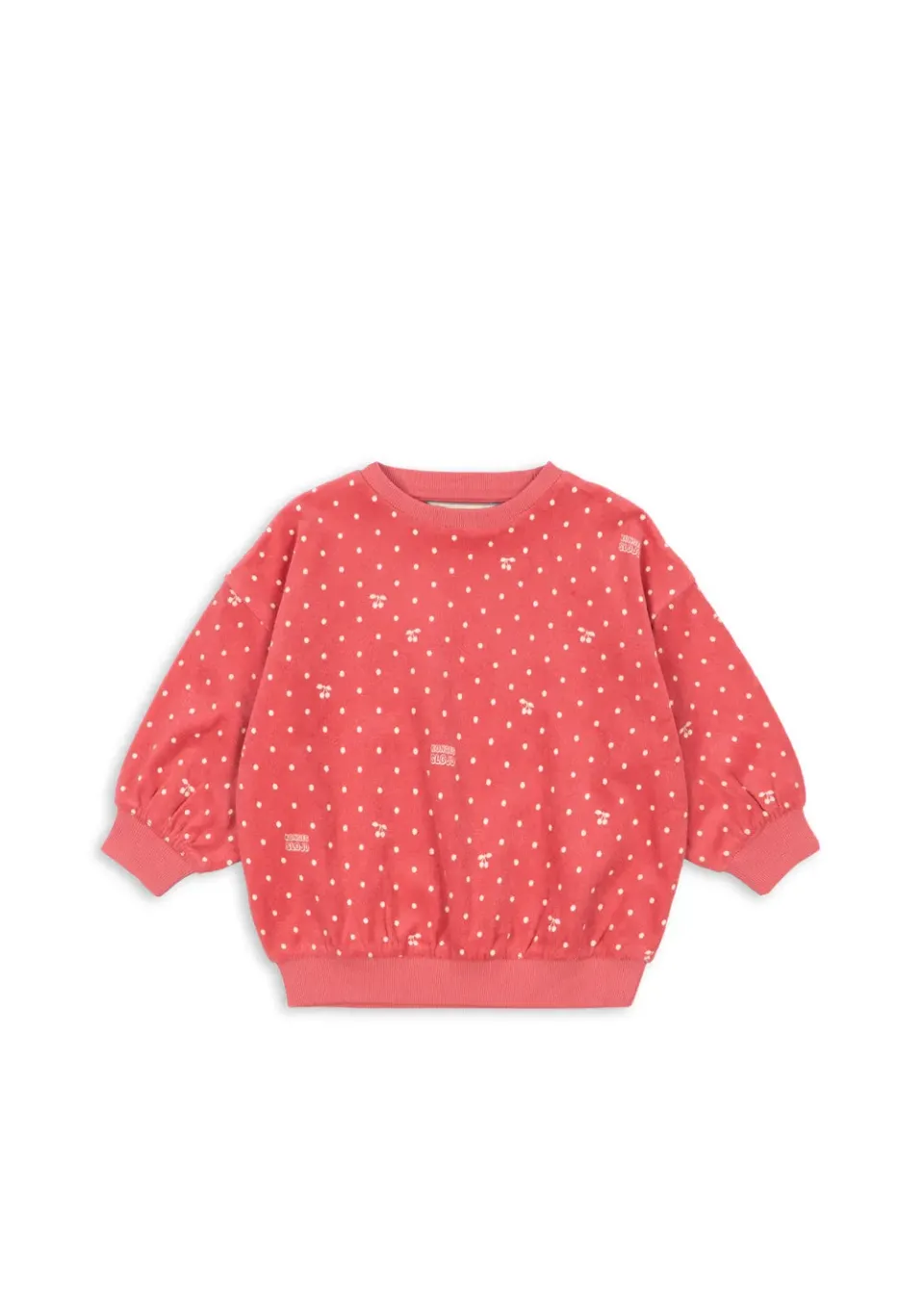 Konges Sløjd Itty sweatshirt cherry berry dot biokatoen