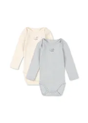 Konges Sløjd Perla Romper 2-Pack Buttercream Biokatoen