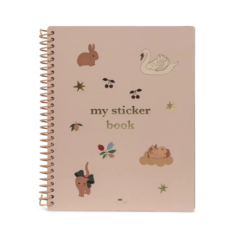 Konges Sløjd Stickerboek Blush herbruikbaar vanaf 3 jaar