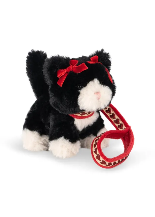 Konges Sløjd Pet kitty knuffel black beauty met huisje