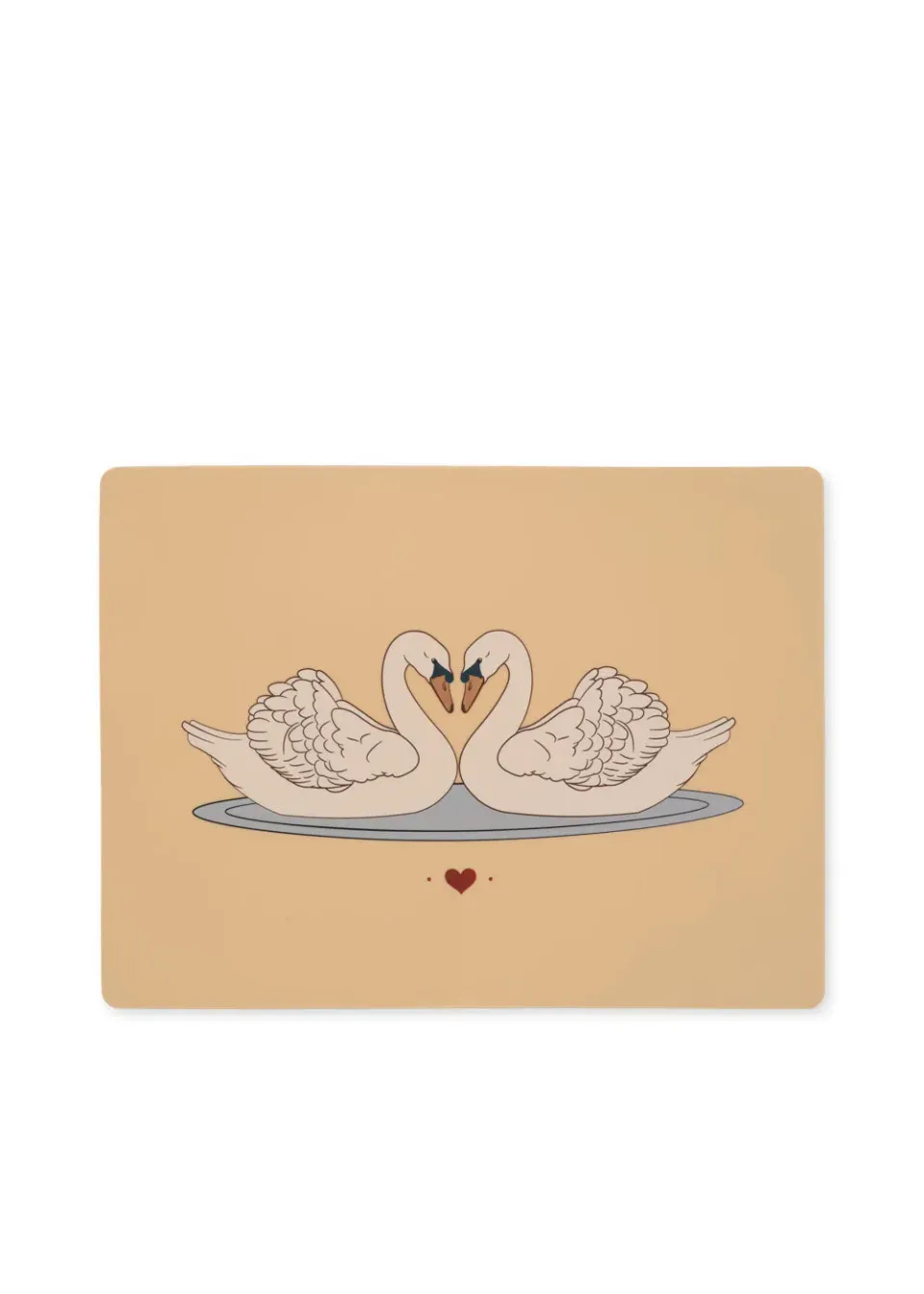 Konges Sløjd placemat swan siliconen 30x40 cm
