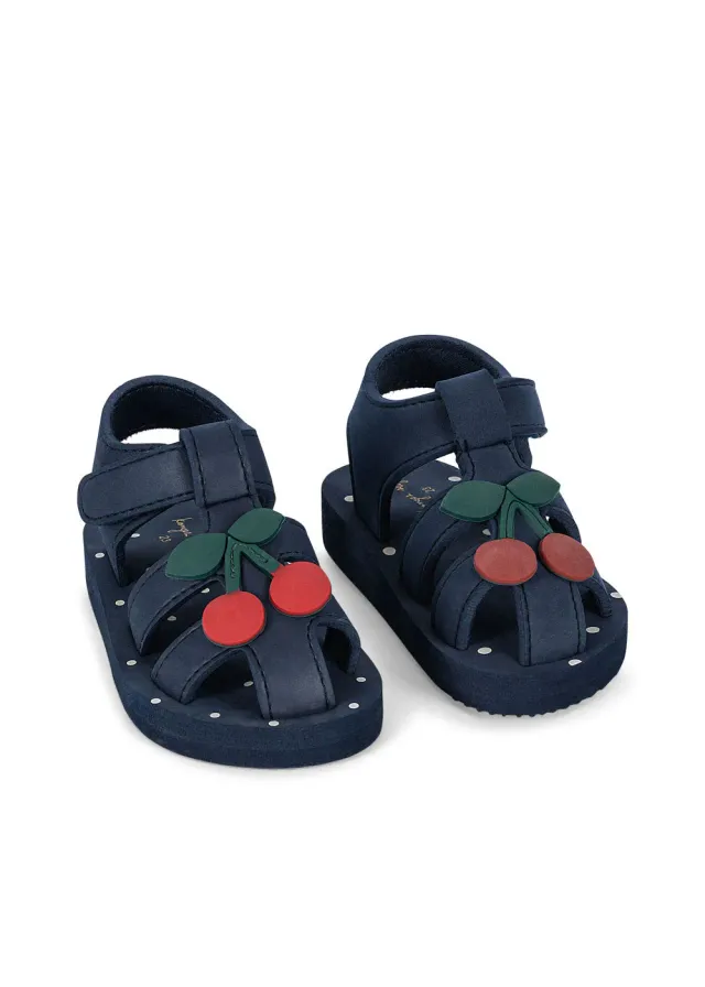 Konges Sløjd Sable sandalen navy blazer klittenband