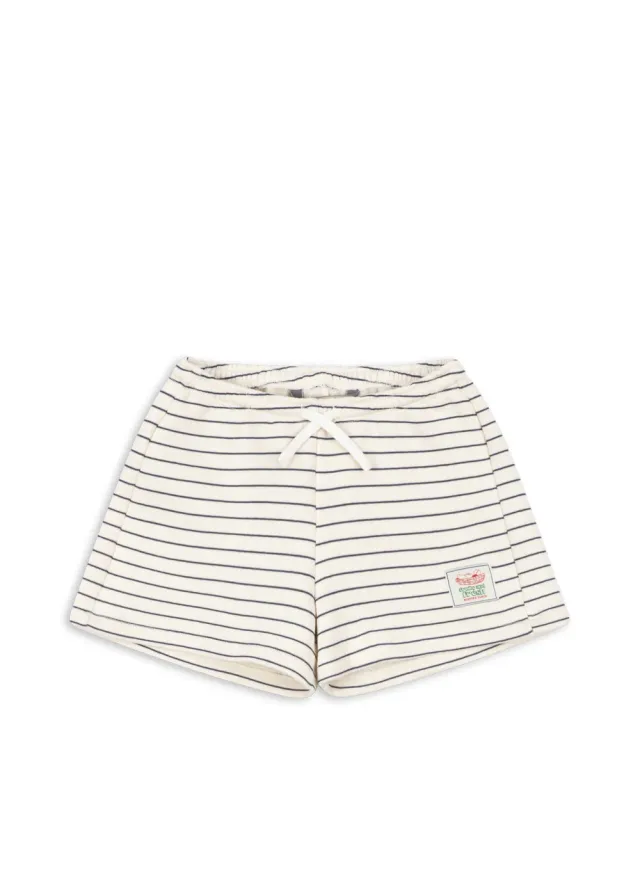 Konges Sløjd Lou sweatshort flintstone stripe katoen