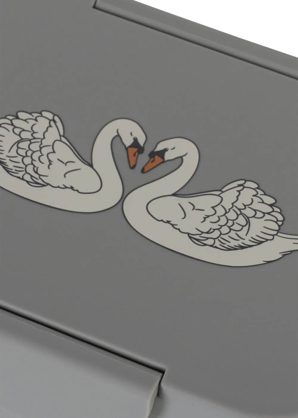 Konges Sløjd Lunchbox Swan Blue Broodtrommel