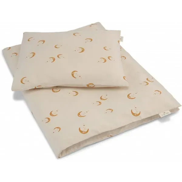 Konges Sløjd baby beddengoed 70x100 moon biokatoen