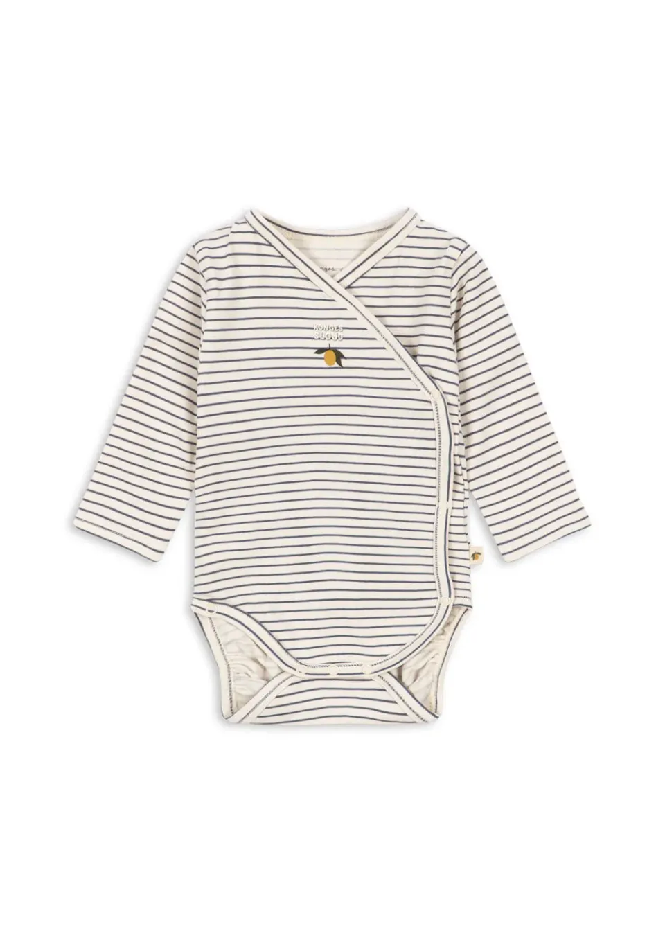Konges Sløjd Basic newborn romper stripe como biokatoen