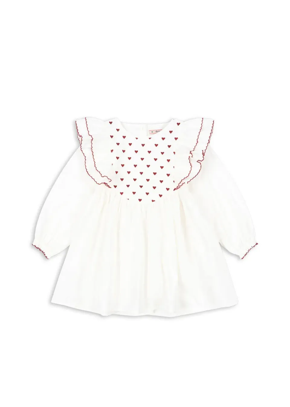 Konges Sløjd Coeur Jurk pure white biokatoen