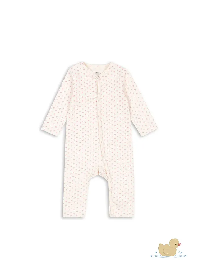 Bello Onesie Punto Rosa biokatoen newborn