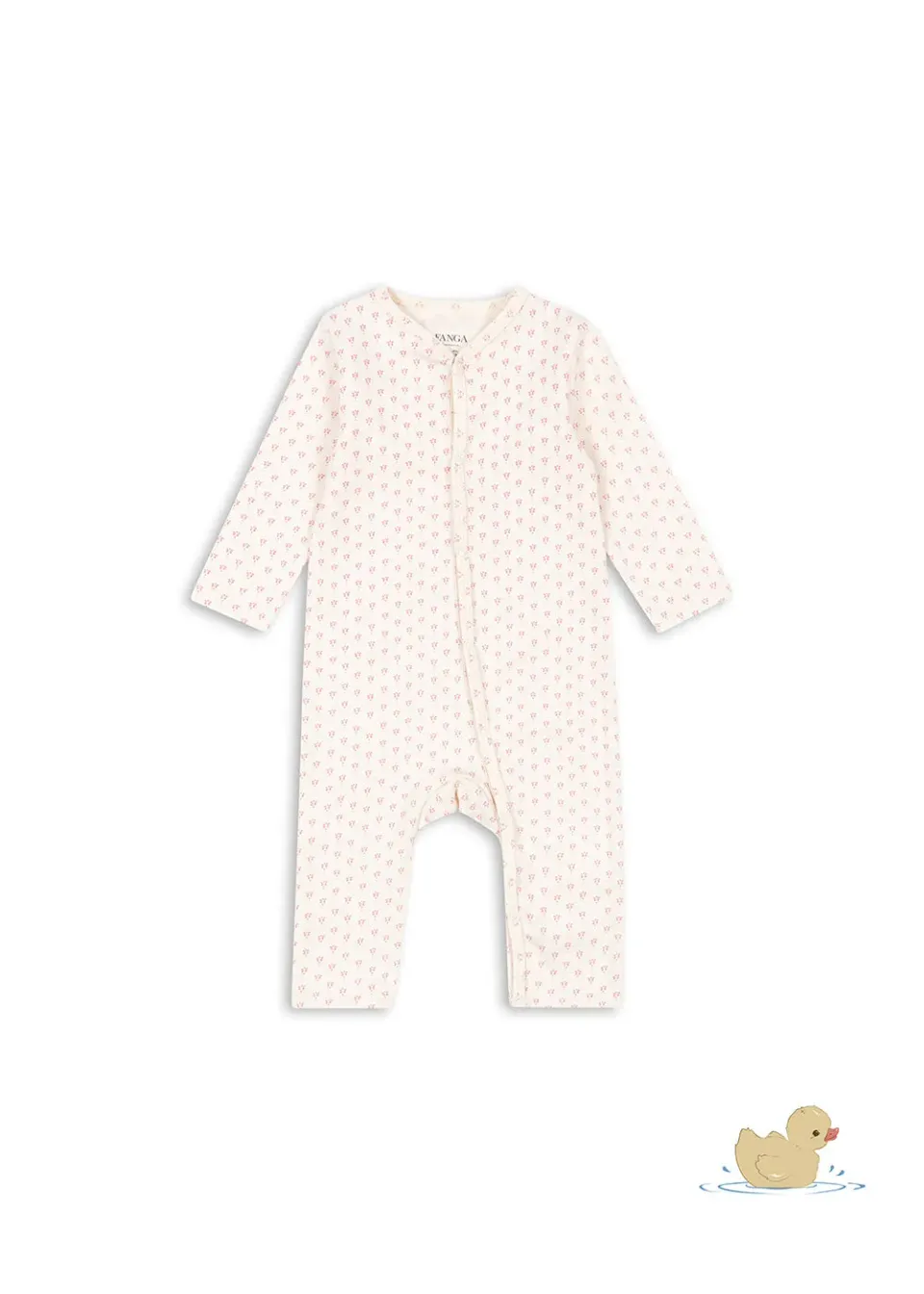 Bello Onesie Punto Rosa biokatoen newborn