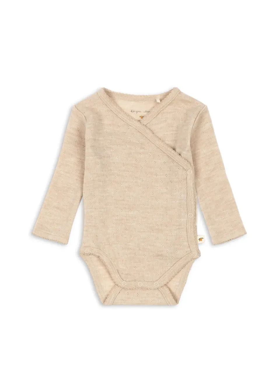 Konges Sløjd Uma romper blush merinowol newborn