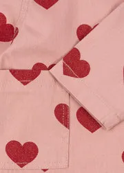 Konges Sløjd Magot Overhemdjasje Amour Glitter Hartjes