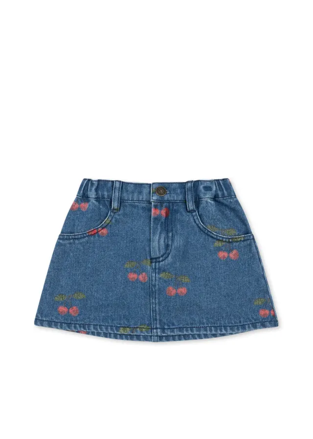 Konges Sløjd Magot rok Ma Grande Cerise denim