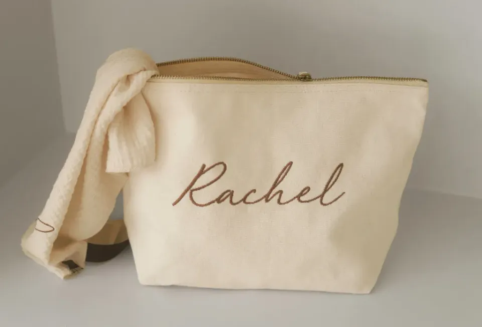 Louloúdi Ko luieretui naturel canvas personaliseerbaar