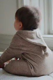 Konges Sløjd Mattou Romper light brown merinowol
