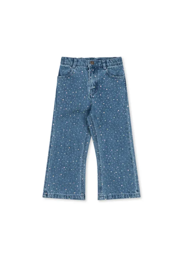Konges Sløjd Elba glitterjeans denim sparkle bio