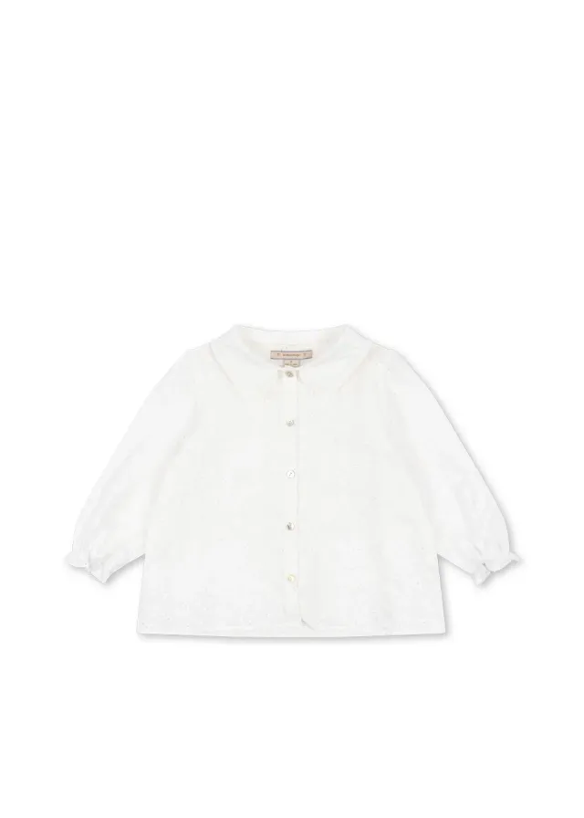 Konges Sløjd Lacey Blouse optic white broderie
