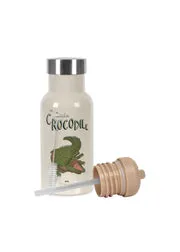 Konges Sløjd drinkfles crocodile rvs 12 uur koud