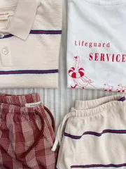 Konges Sløjd Trio Polo poloshirt trio stripe biokatoen