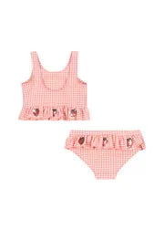 Konges Sløjd Etta bikini geranium pink seersucker