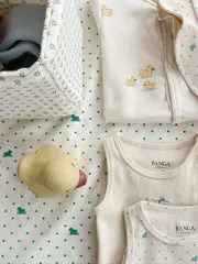 Konges Sløjd Fio 2-pack mouwloze romper biokatoen
