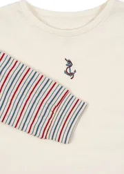 Konges Sløjd Gio Set antique stripe biokatoen 2-delig