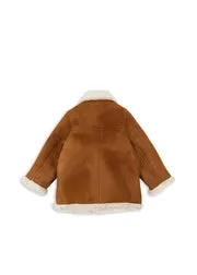 Konges Sløjd Bonne shearling jas cognac – lamssuède