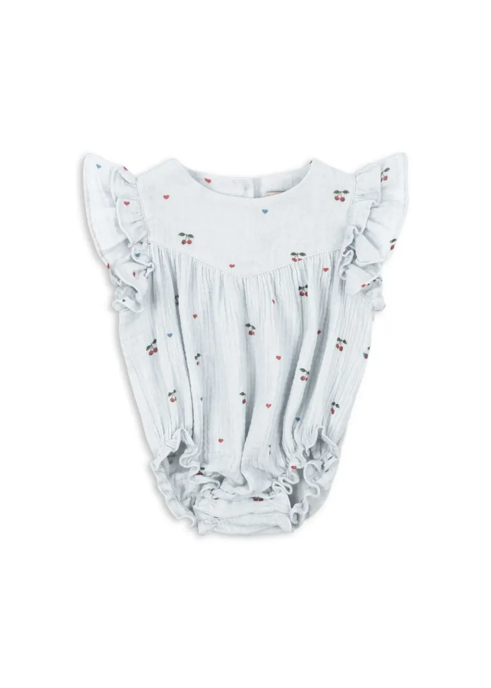 Konges Sløjd Coco romper cherry blue mousseline bio