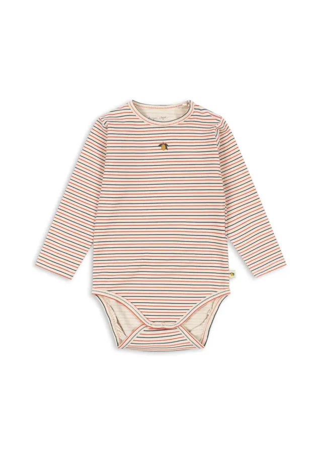 Konges Sløjd Basic Rompertje Stripe Tricolore Katoen