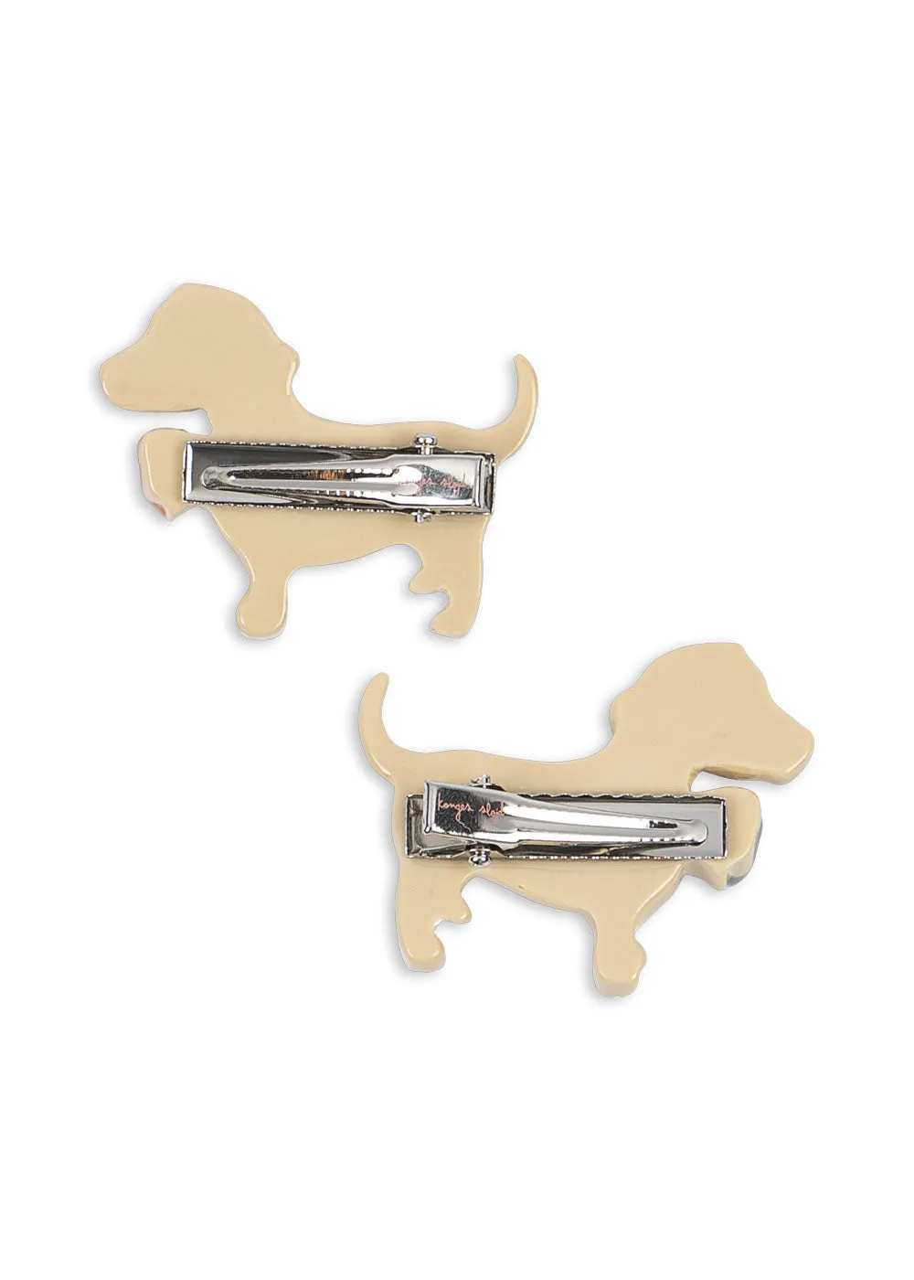 Konges Sløjd Puppy haarclips creme brulee 2 stuks