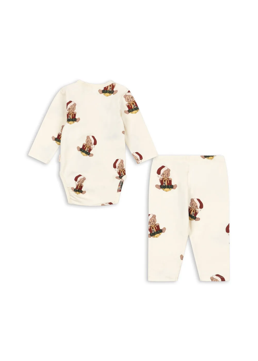 Konges Sløjd Basic newborn kledingset teddy bear biokatoen