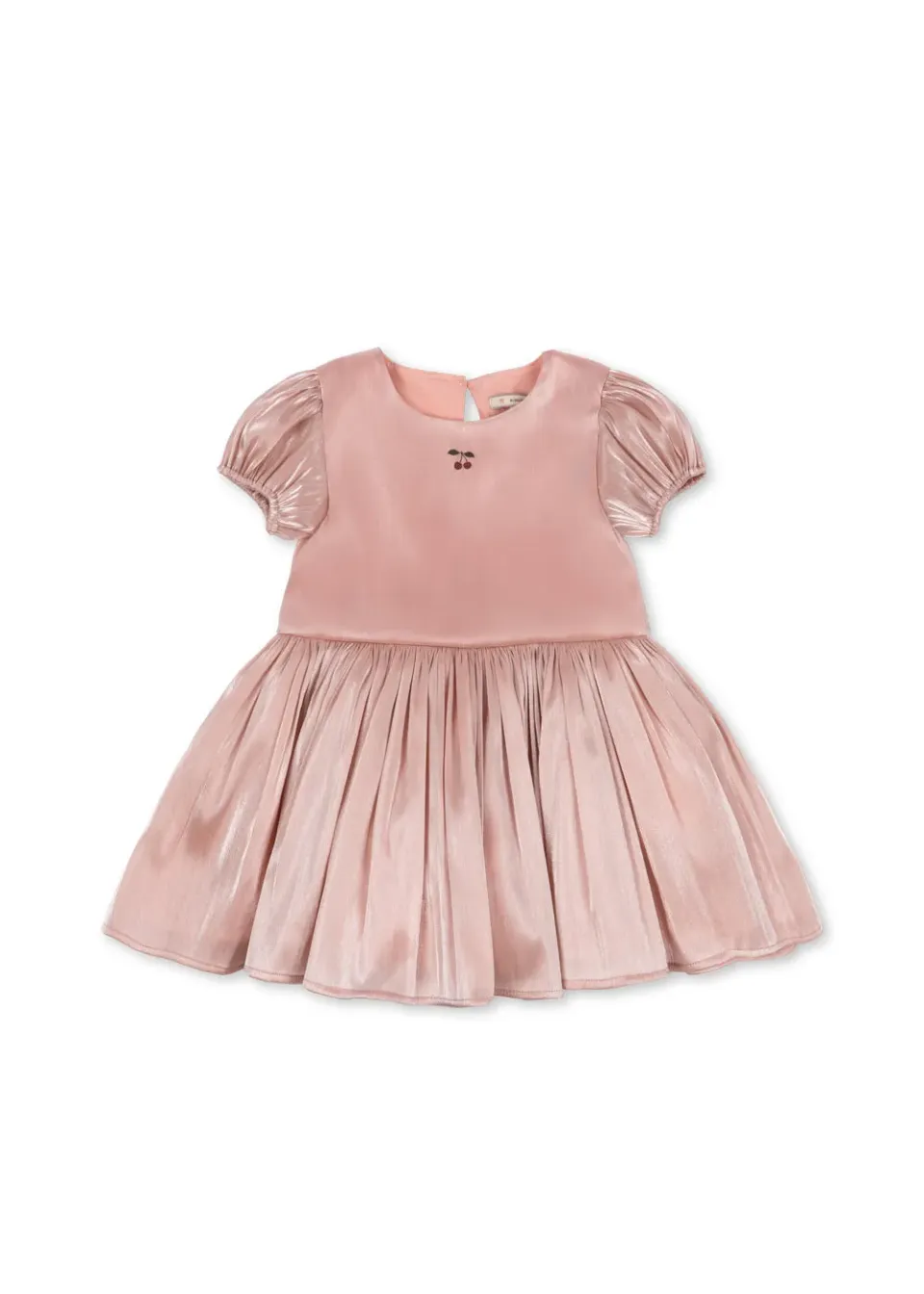Konges Sløjd Fia jurk silver pink pofmouwen