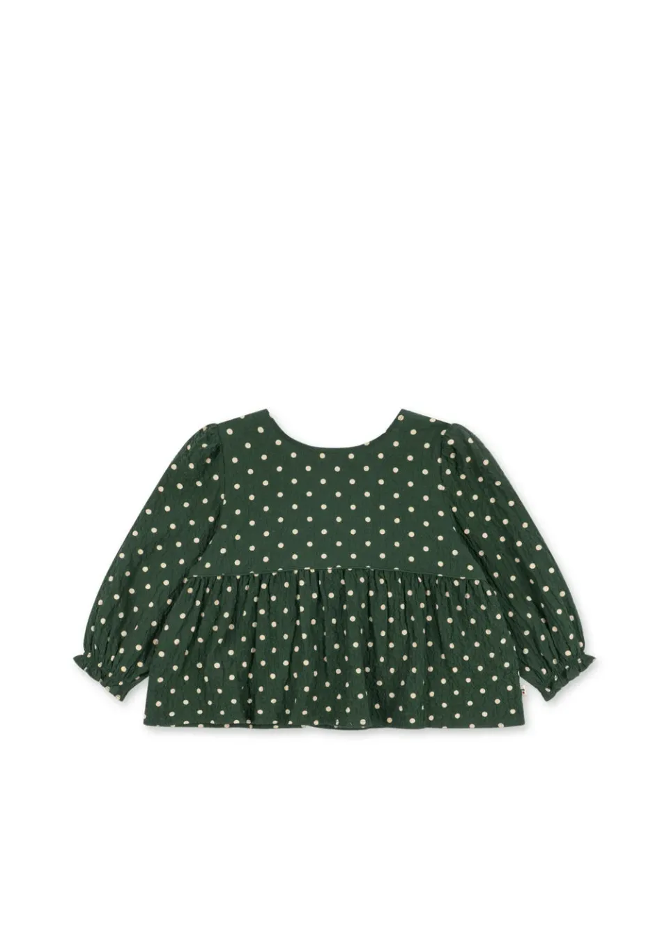 Konges Sløjd Elin Strik Blouse dot marseille biokatoen